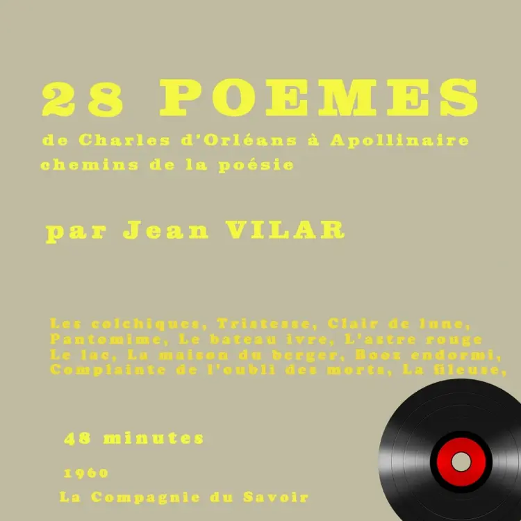 Poésies lues par Jean Vilar af etc.