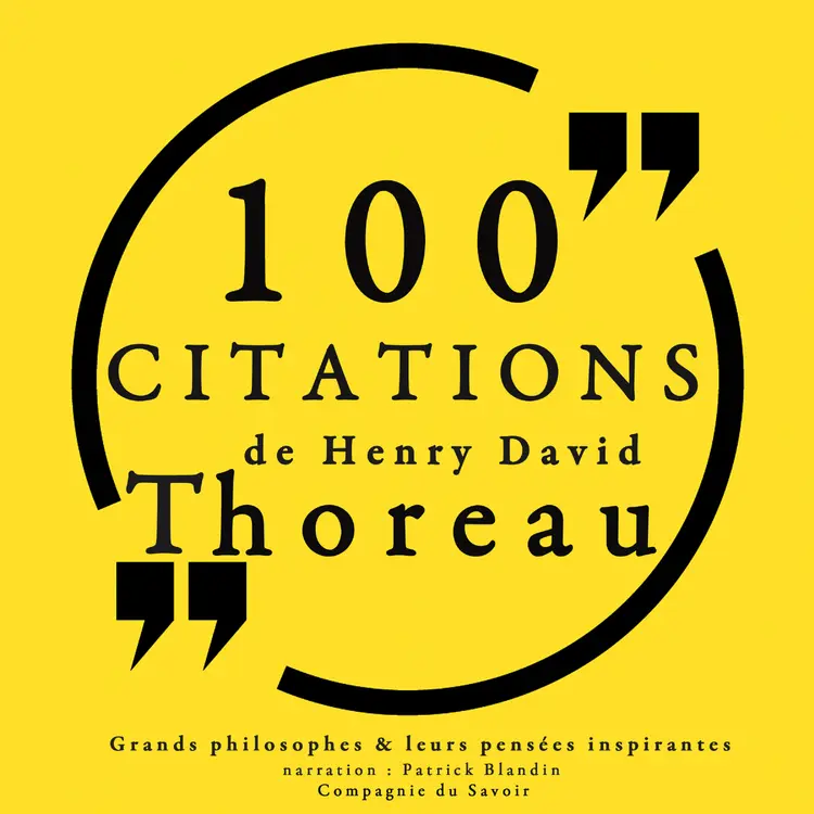 100 citations de Henry David Thoreau af Henry David Thoreau