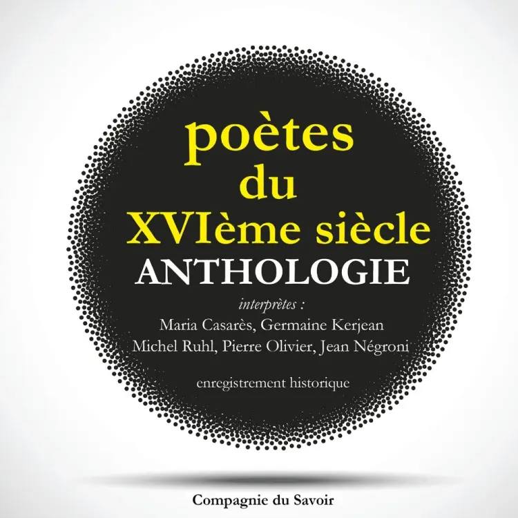 Poètes du XVIeme siècle, anthologie af Pontus de Tyard