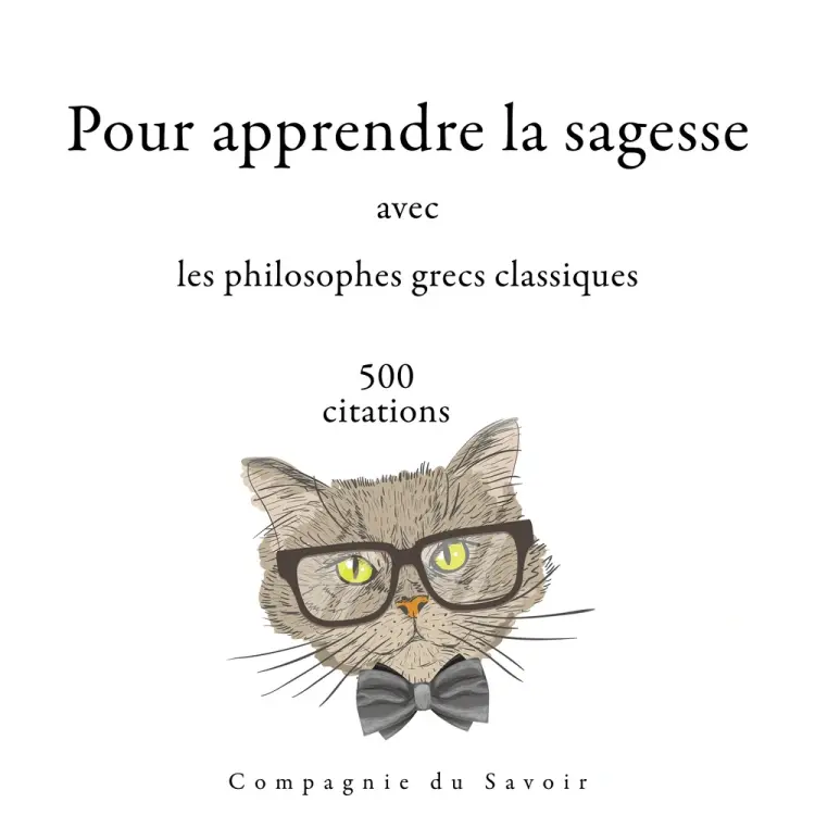 500 citations pour apprendre la sagesse avec les philosophes grecs classiques af Platon