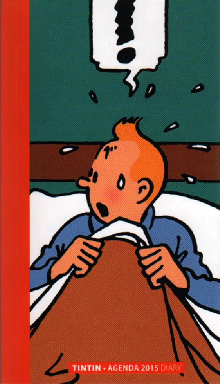 Tintin lommebogskalender 2015 af Hergé