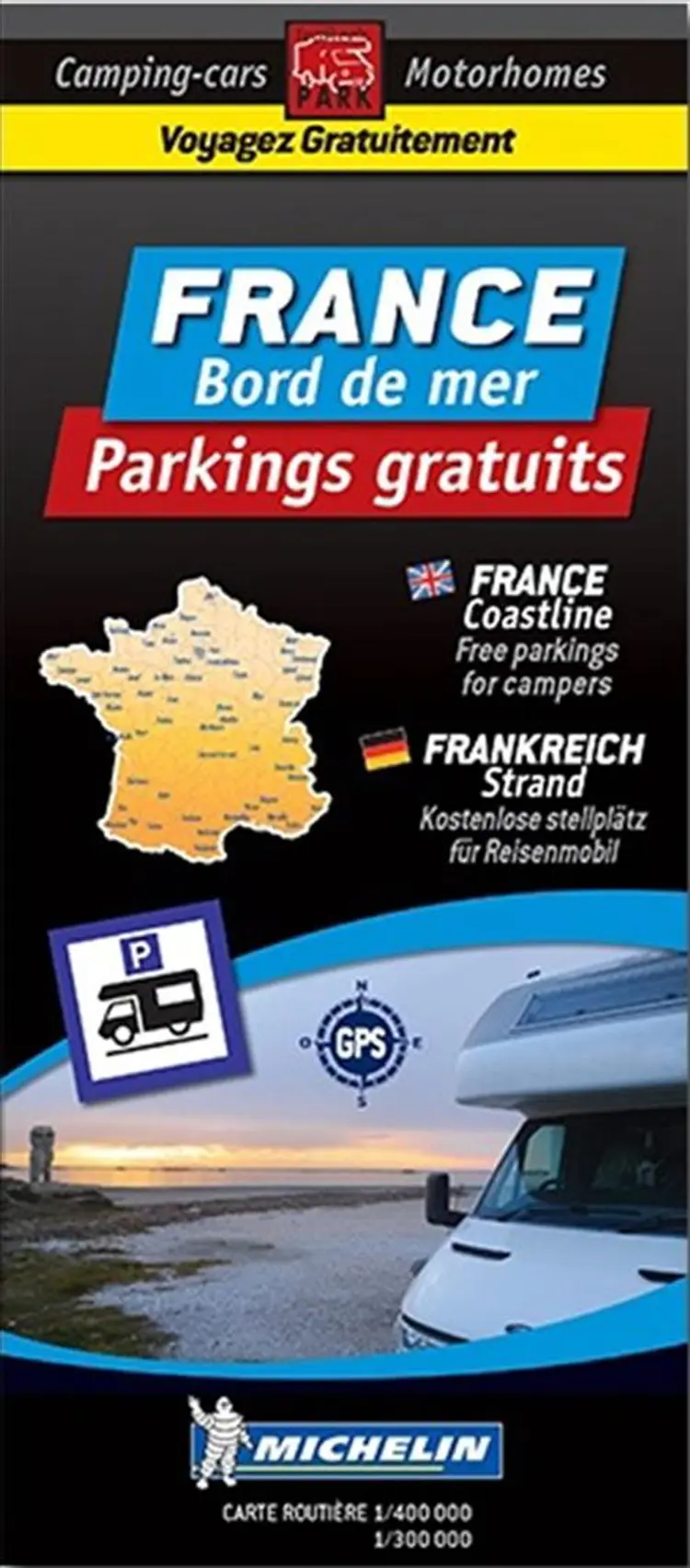 France: Autocamper map - Motorhome Stopover - Michelin af Michelin