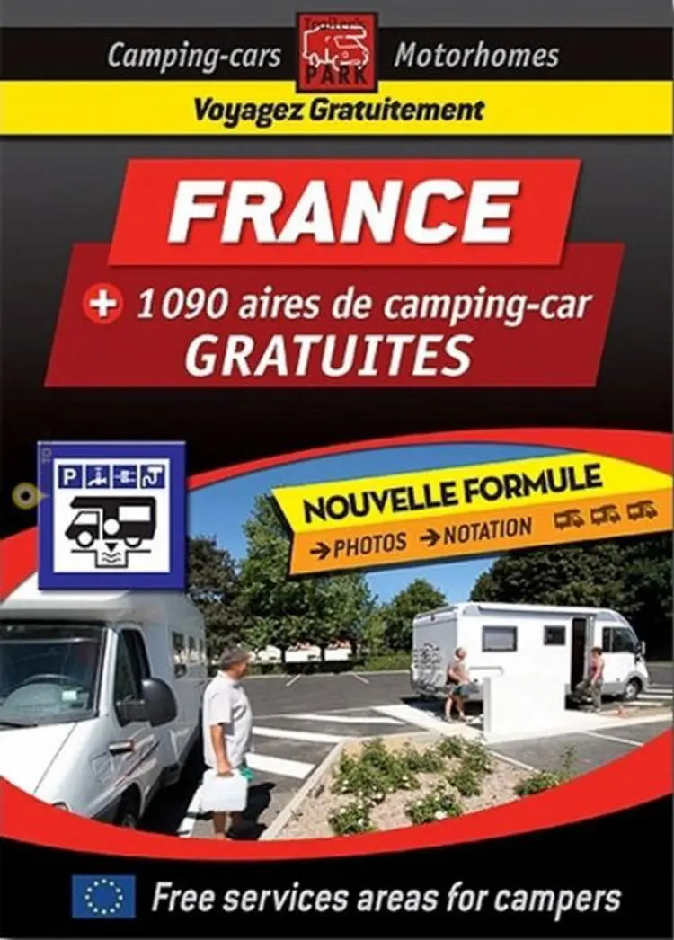 France: 1090 Free Motorhome Areas - Aires Gratuities Guide af Michelin