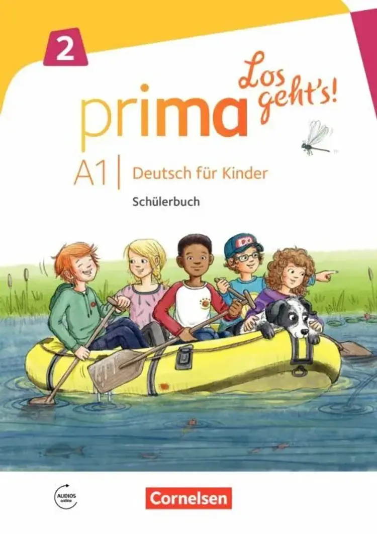 Prima - Los geht's! Deutsch für Kinder 2: Schülerbuch A1 mit Audios online af Angelika Lundquist-Mog et al.