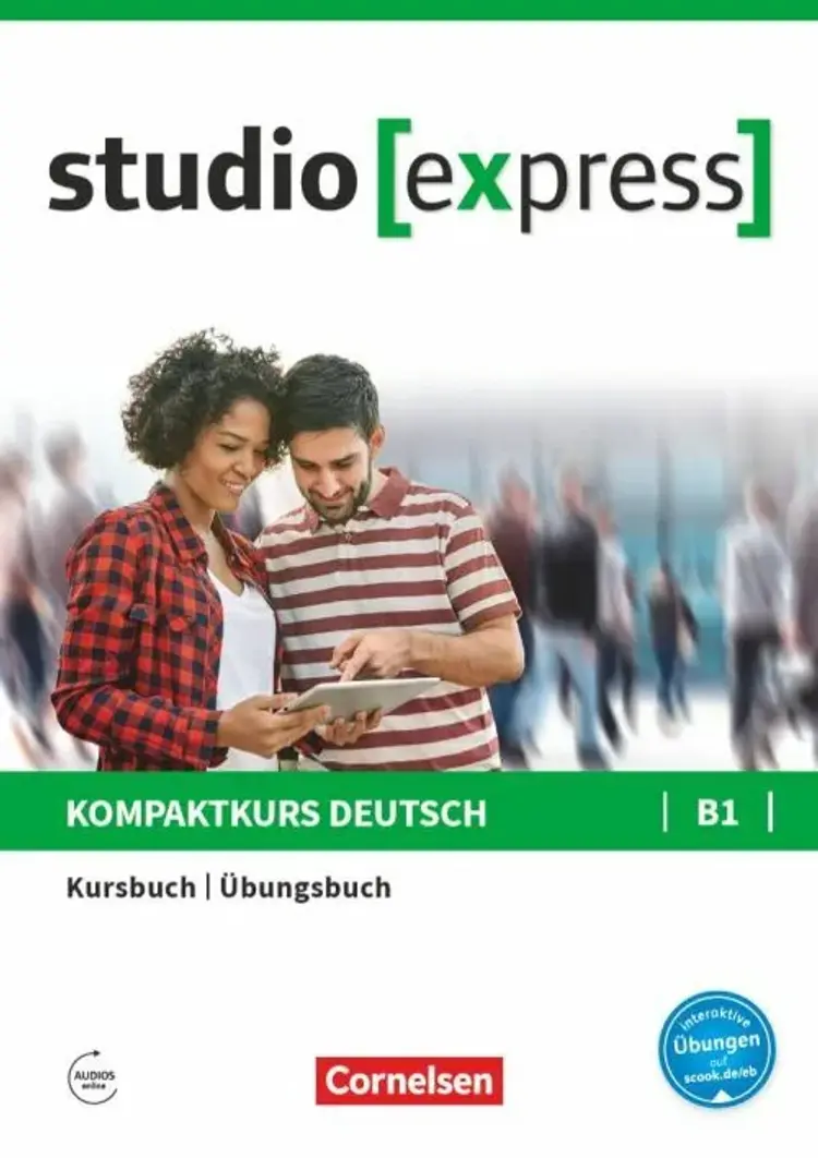 Studio [express] B1: Kurs- und Übungsbuch mit Audios online af Hermann Funk