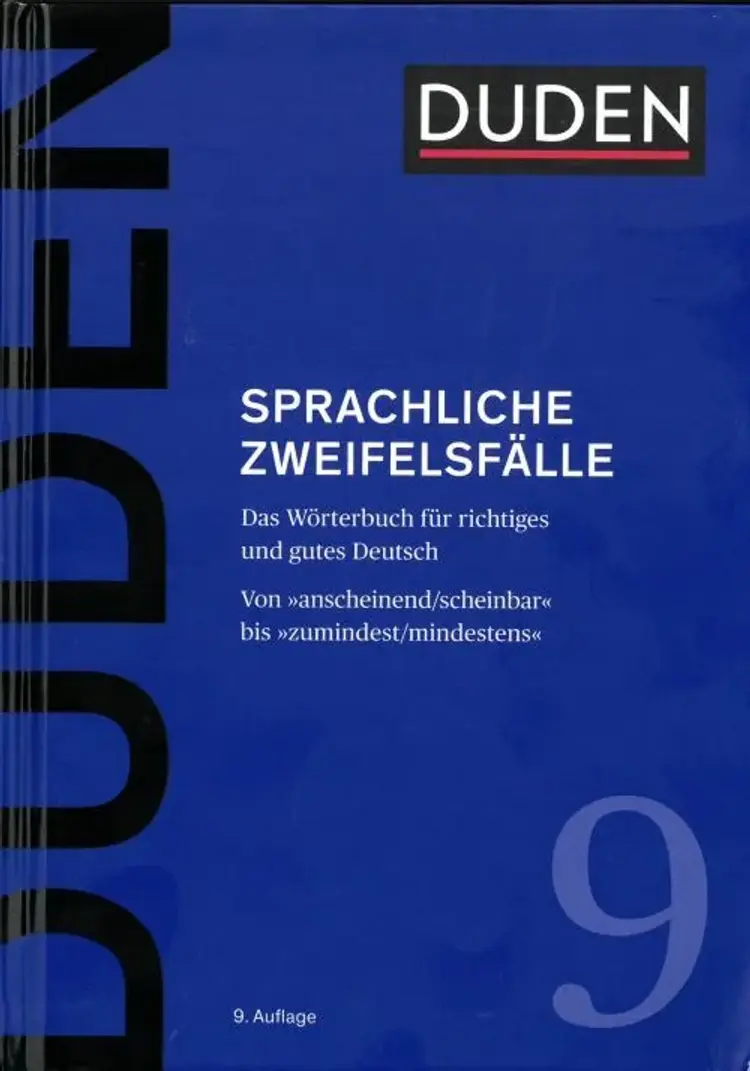 Duden (9) Sprachliche Zweifelsfälle: Das Wörterbuch für richtiges und gutes Deutsch (HB) af Duden