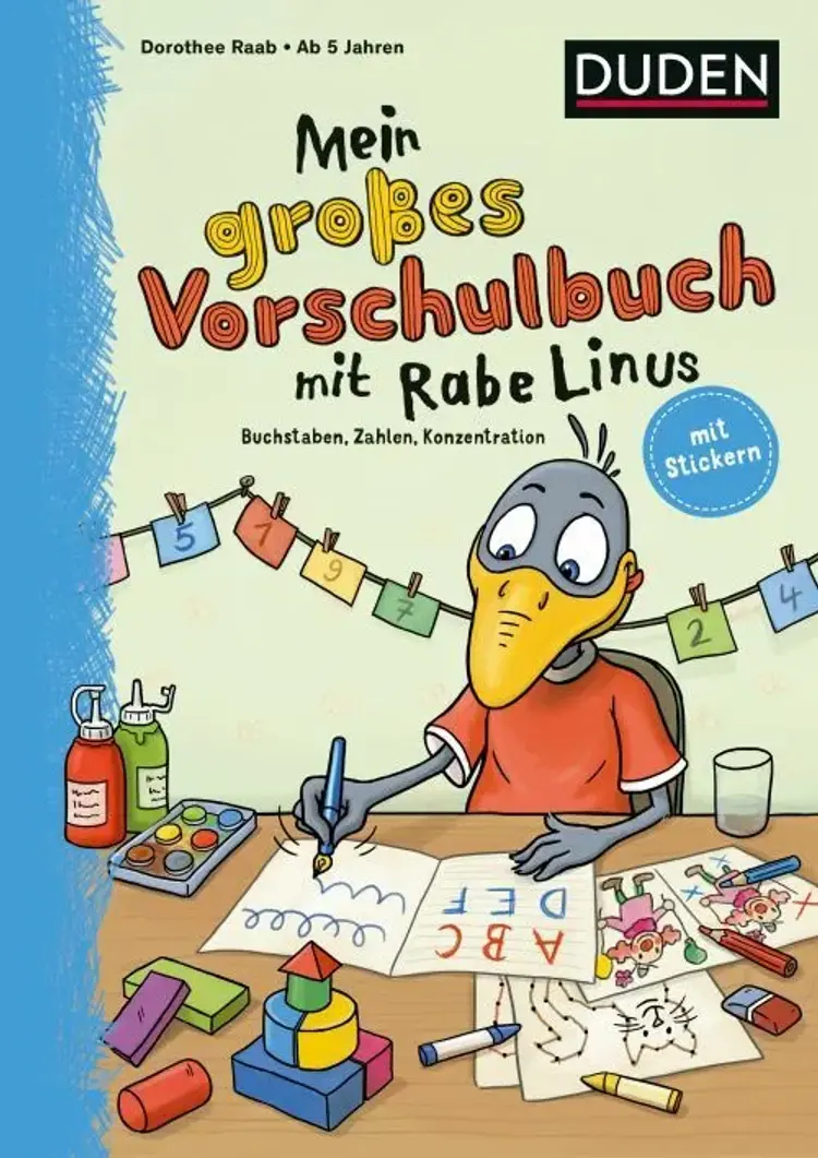 Mein großes Vorschulbuch mit Rabe Linus af Dorothee Raab