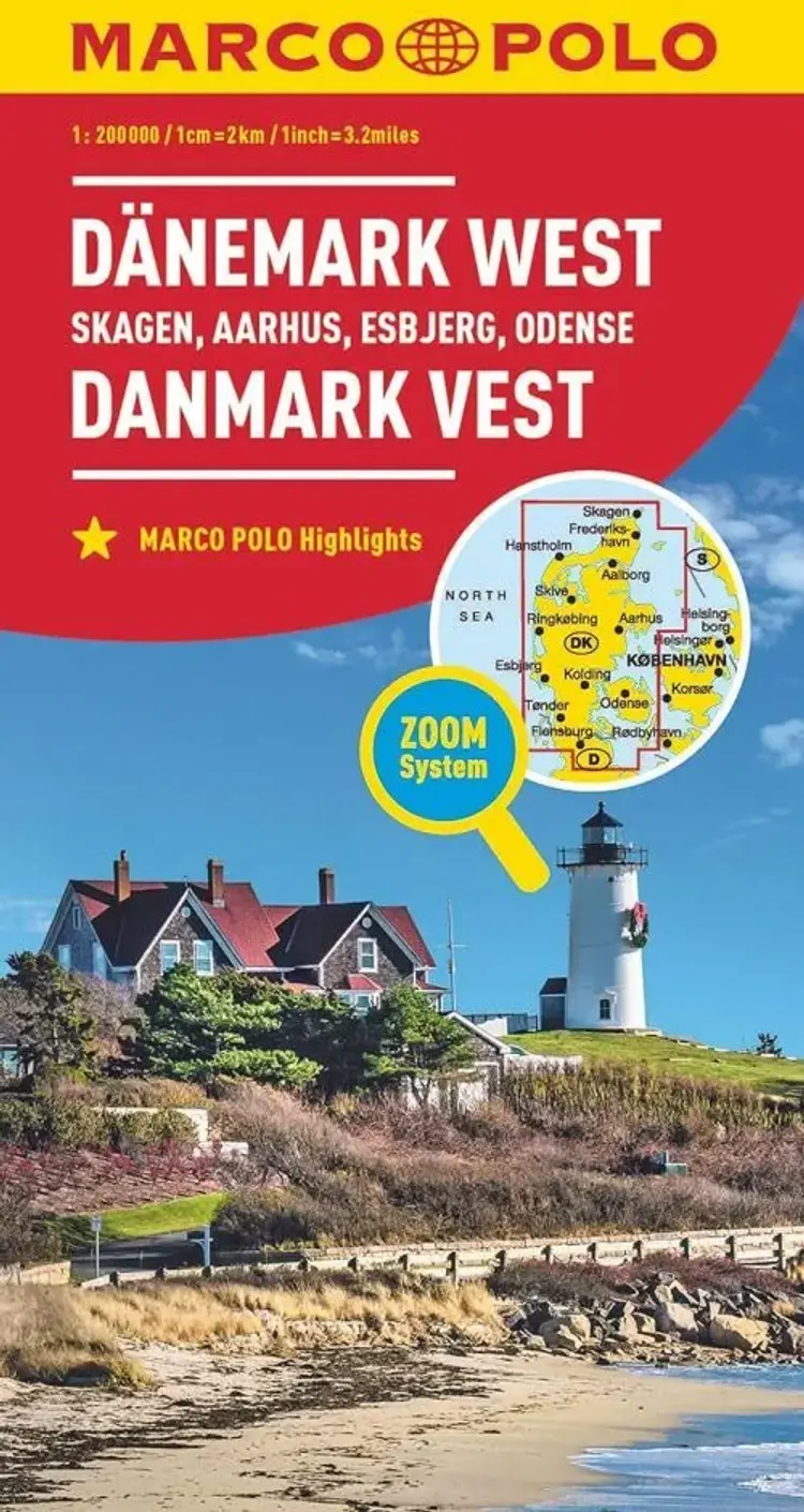 Danmark Vest: Skagen, Aarhus, Esbjerg, Odense, Marco Polo - Mair-Dumont af Mair-Dumont