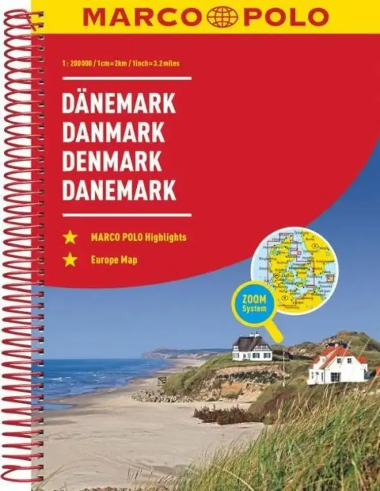 Marco Polo Atlas Danmark af Mair-Dumont