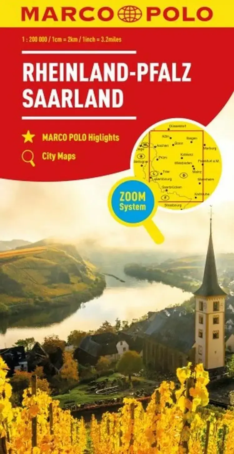 Marco Polo Deutschland karte 10: Rheinland-Pfalz, Saarland af Mair-Dumont