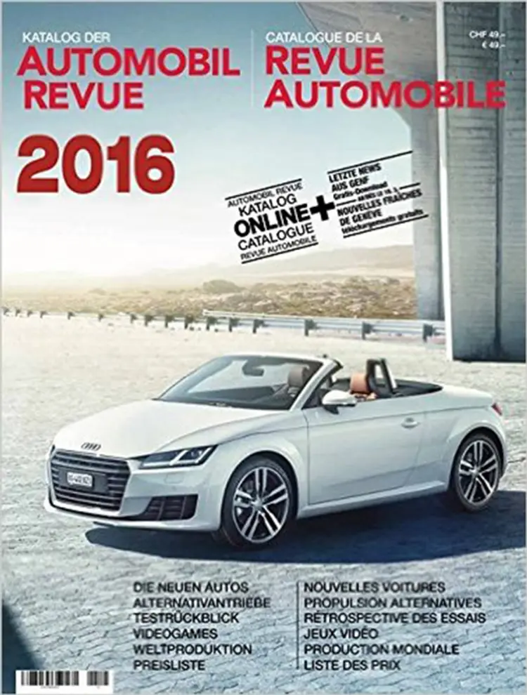 Katalog der Automobil Revue 2016