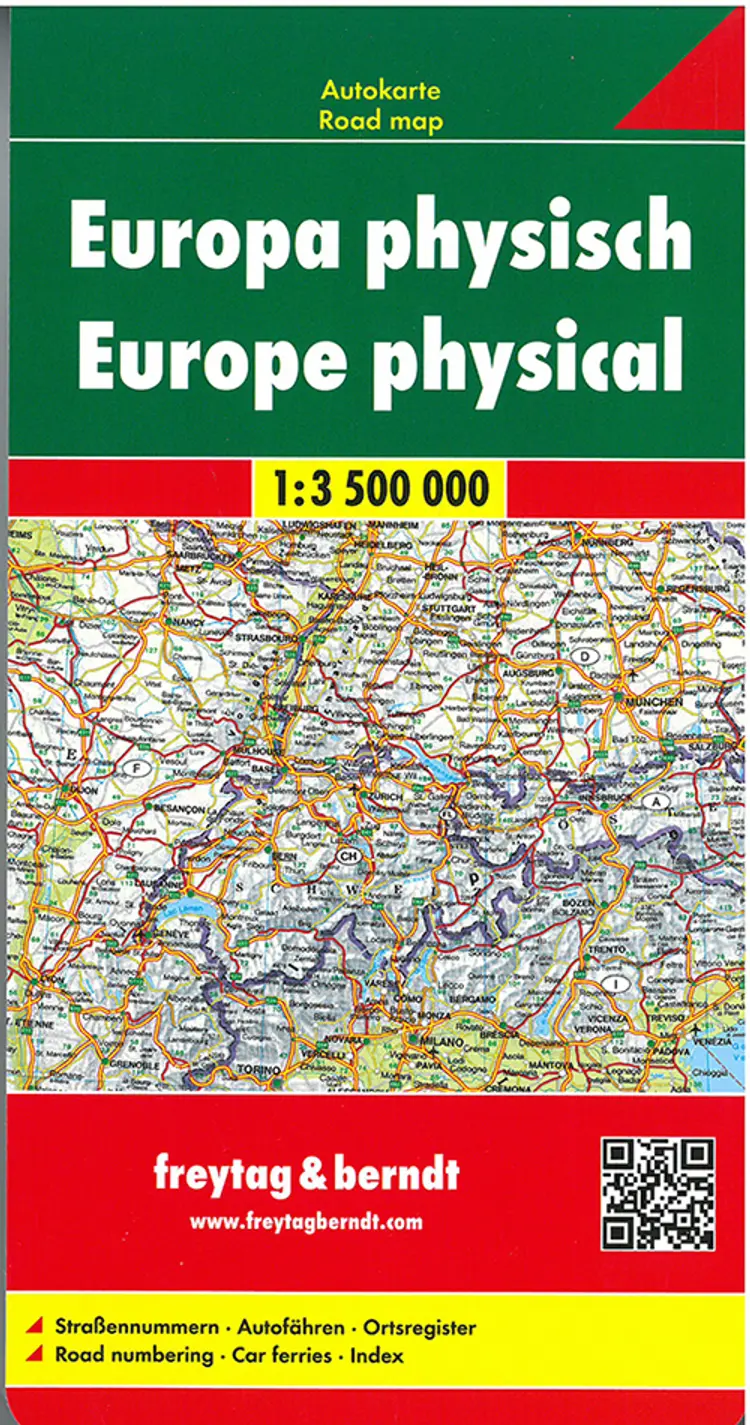 Europe physical af Berndt