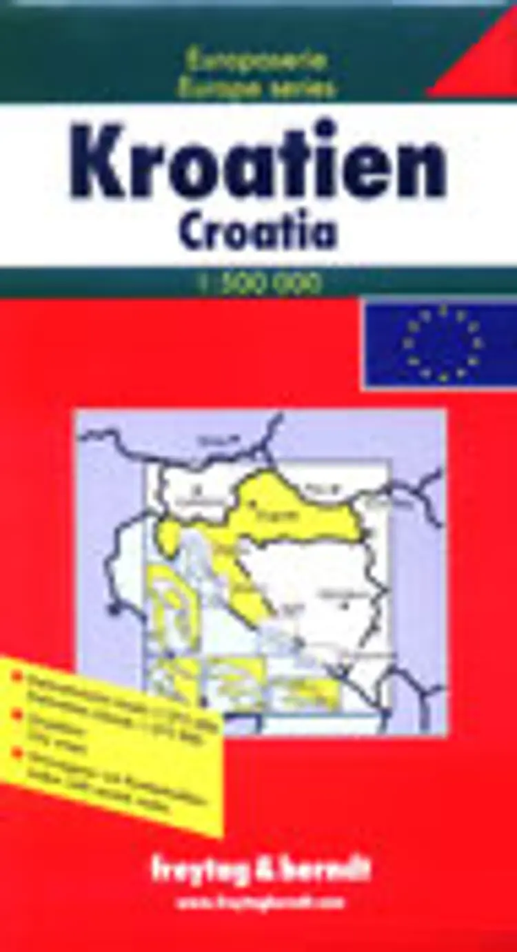 Kroatien, Freytag & Berndt Autokarte