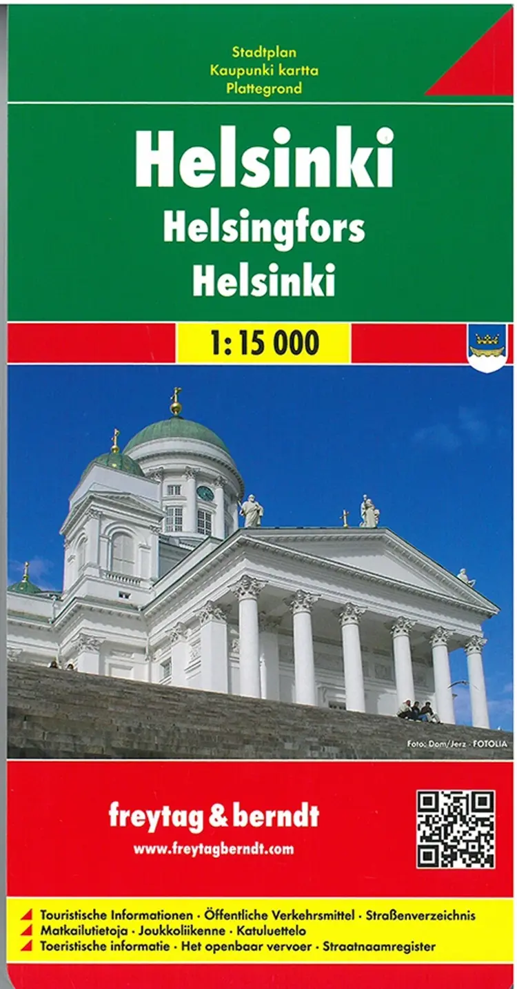 Helsinki - Helsingfors City Map af Freytag