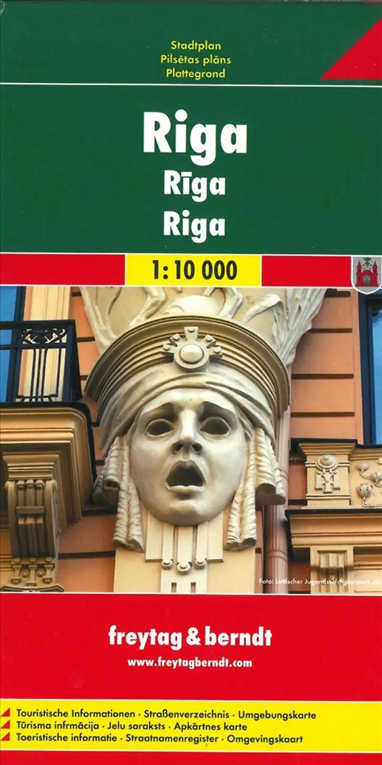 Riga, Freytag & Berndt Stadtplan