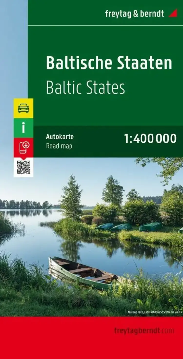 Baltic States - Estonia, Latvia & Lithuania Road Map af Freytag
