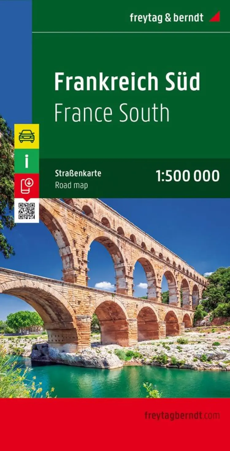 France South Road Map - Freytag & Berndt af Freytag