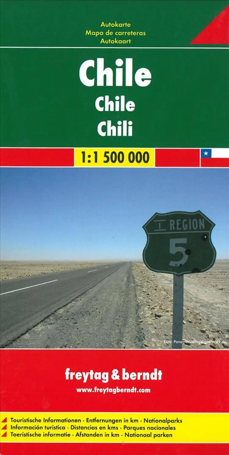 Chile, Freytag & Berndt Autokarte