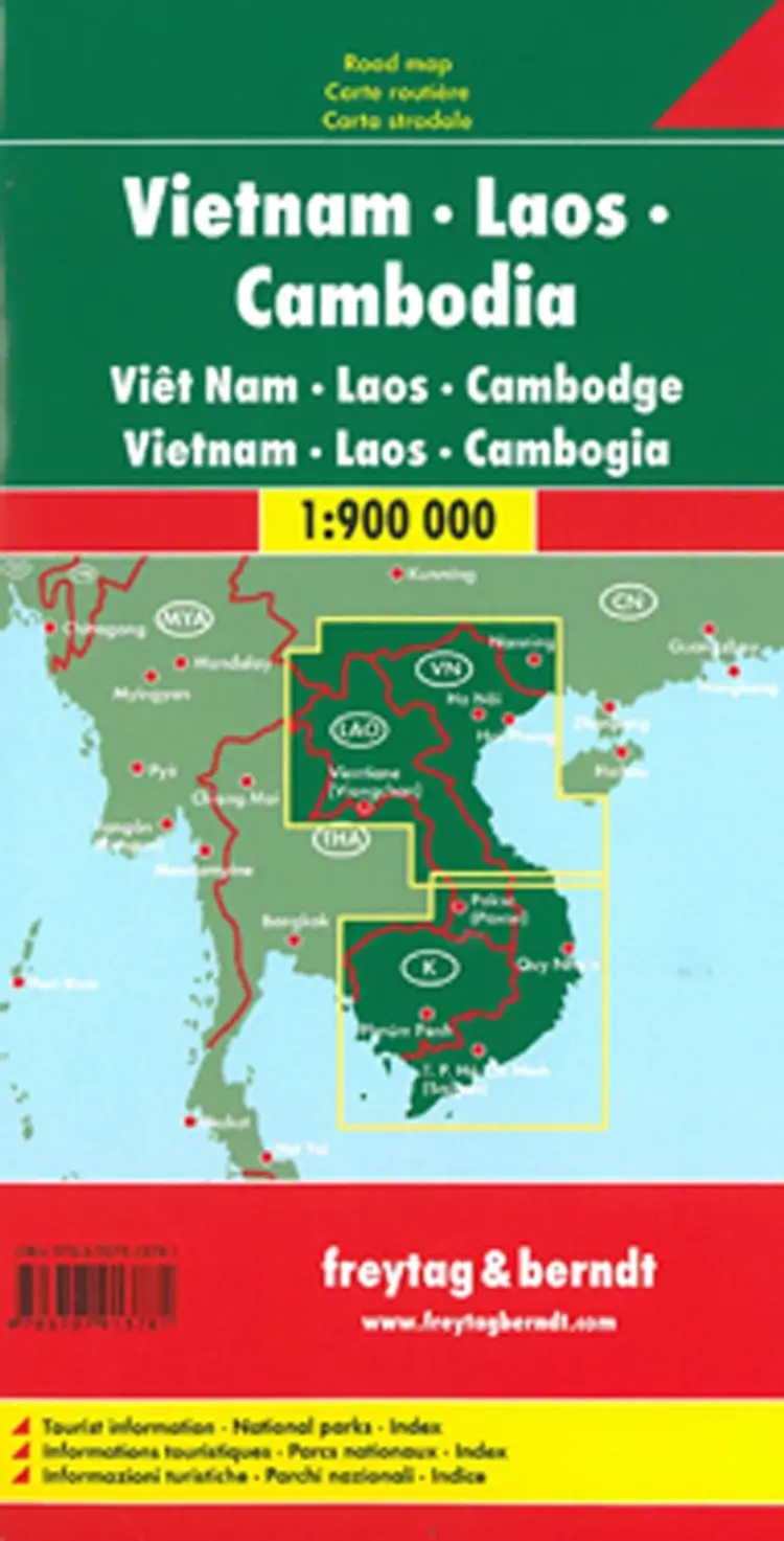 Vietnam Laos Cambodia af Freytag