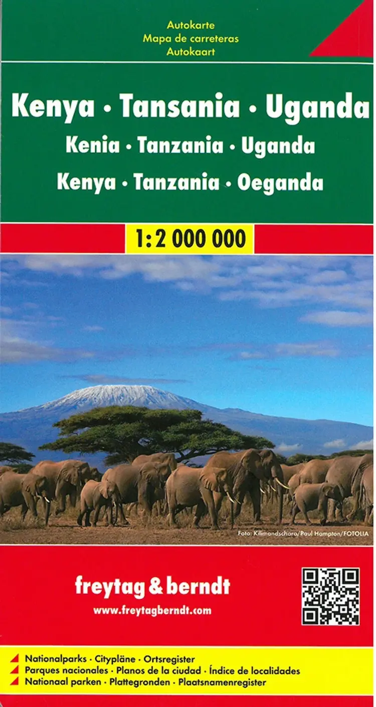 Kenya, Tanzania & Uganda af Freytag