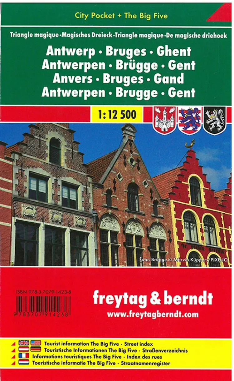 Antwerp, Bruges, Ghent City Pocket + the Big Five af Freytag