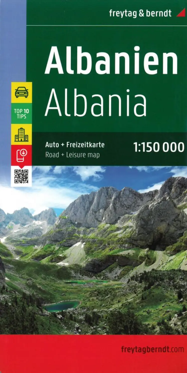 Albanien - Albania Road & Leisure Map af Freytag