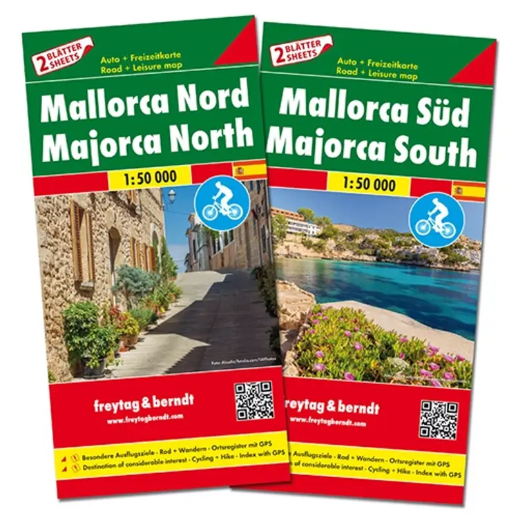 Mallorca Road & Cycle Route Set af Freytag