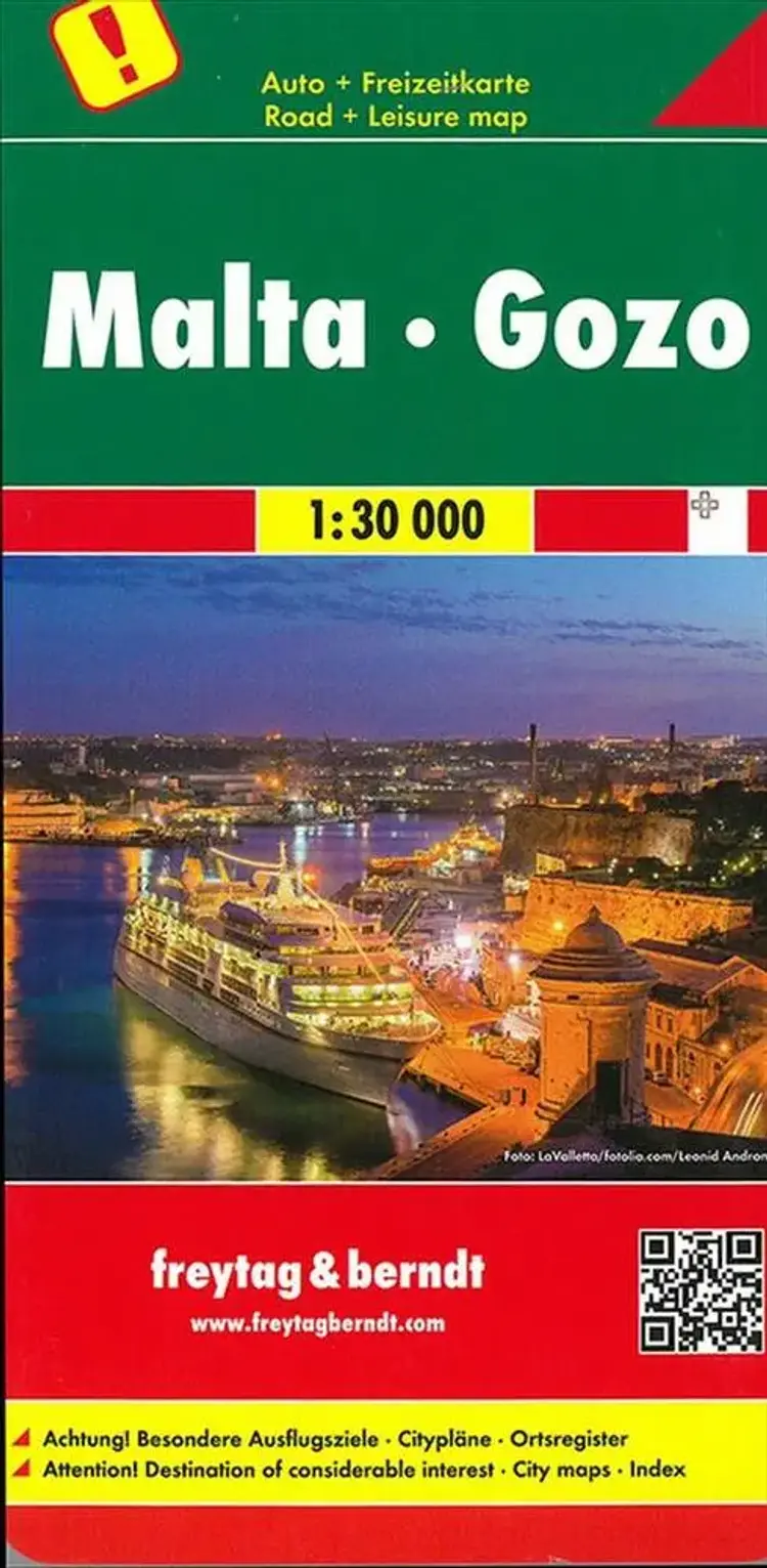 Malta Gozo, Freytag & Berndt Road & Leisure Map af Freytag