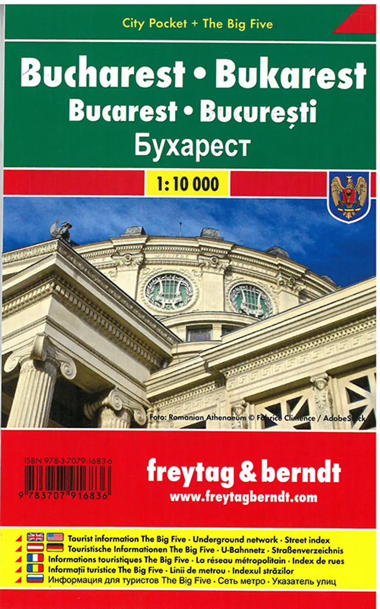Bukarest - Bucharest City Pocket + The Big Five af Freytag