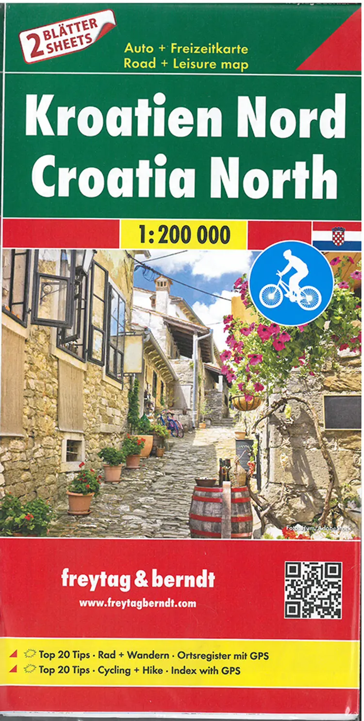 Freytag Road & Cycle Route Set Croatia North - Croatia South - Freytag & Berndt af Freytag