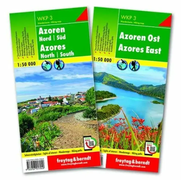 Azores Hiking Map af Freytag
