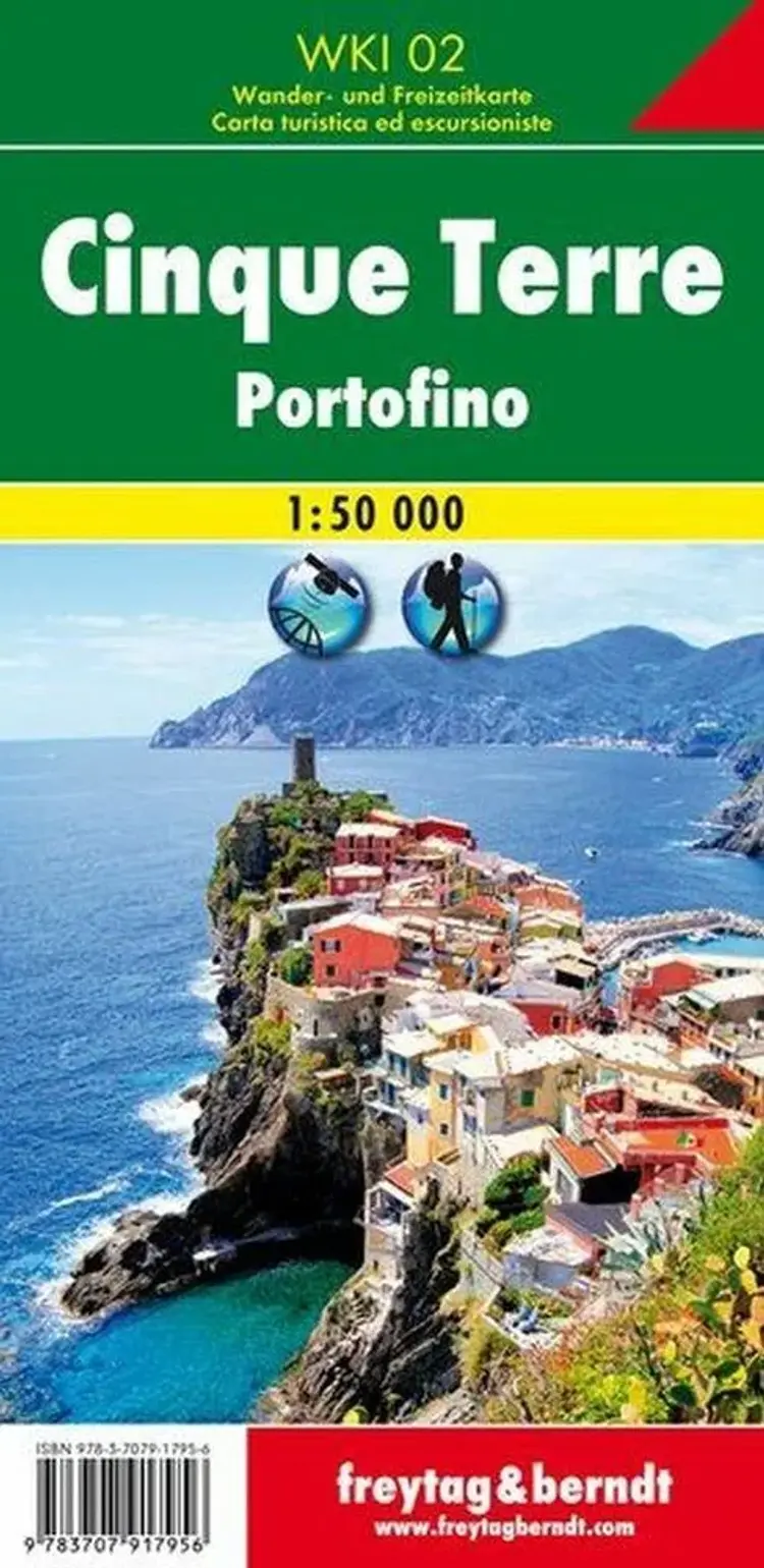 Freytag & Berndt Hiking Map Cinque Terre Portofino af Freytag