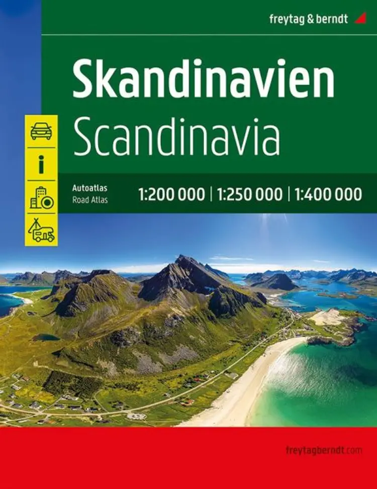 Skandinavien - Scandinavia Superatlas af Freytag