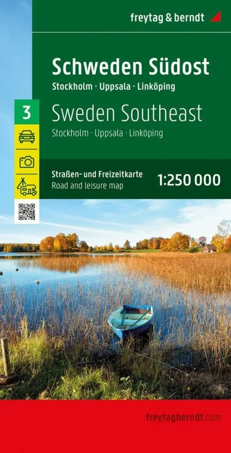 Schweden Südost blad 3: Stockholm - Uppsala - Linköping af Freytag
