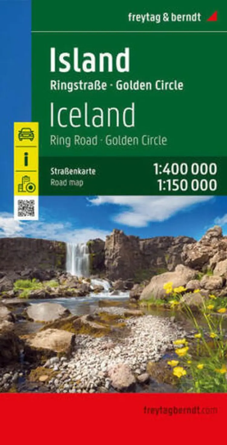 Freytag & Berndt Road Map Island - Iceland Ring Road - Golden Circle - Freytag & Berndt af Freytag