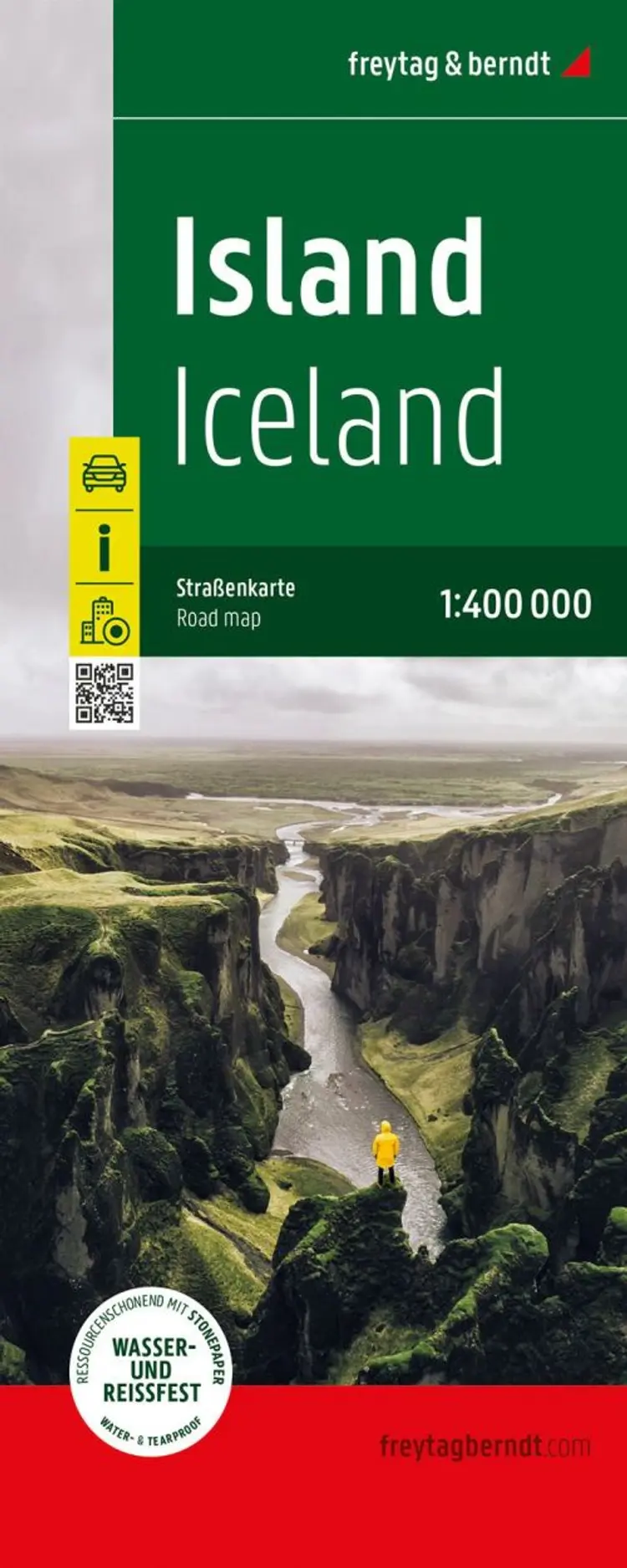 Iceland - Island Road Map - Freytag & Berndt af Freytag