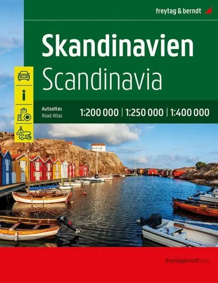 Skandinavien - Scandinavia Superatlas af Freytag
