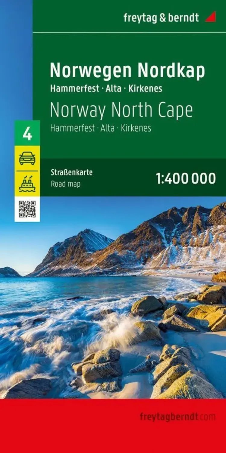 Freytag & Berndt Norwegen blad 4: Nordkap - Hammerfest - Alta - Kirkenes af Freytag