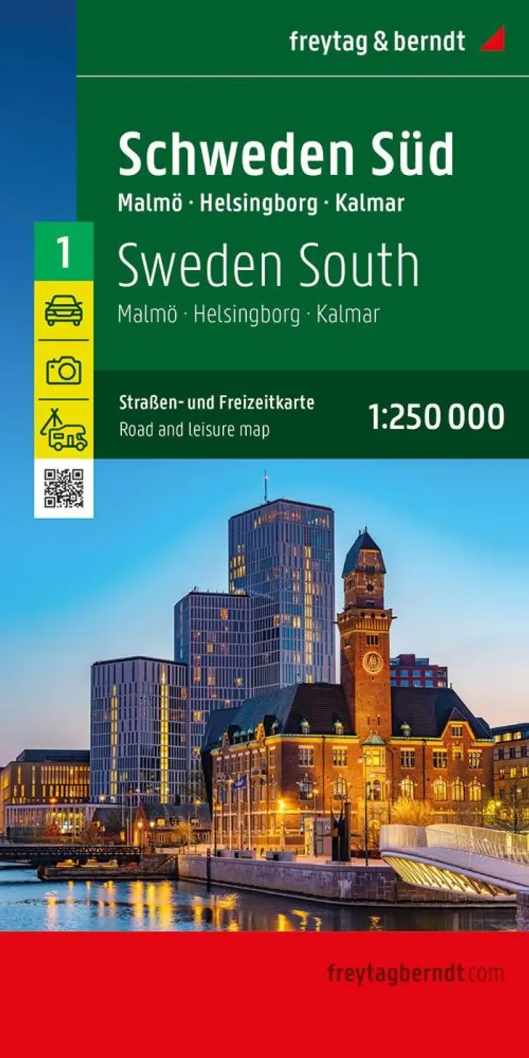 Schweden Süd blad 1: Malmö - Helsingborg - Kalmar af Freytag