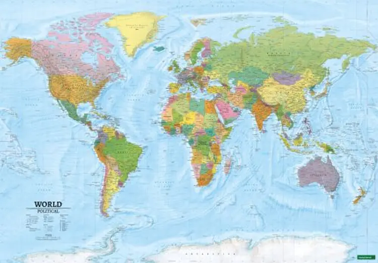 World Map XXL - Political Poster af Freytag