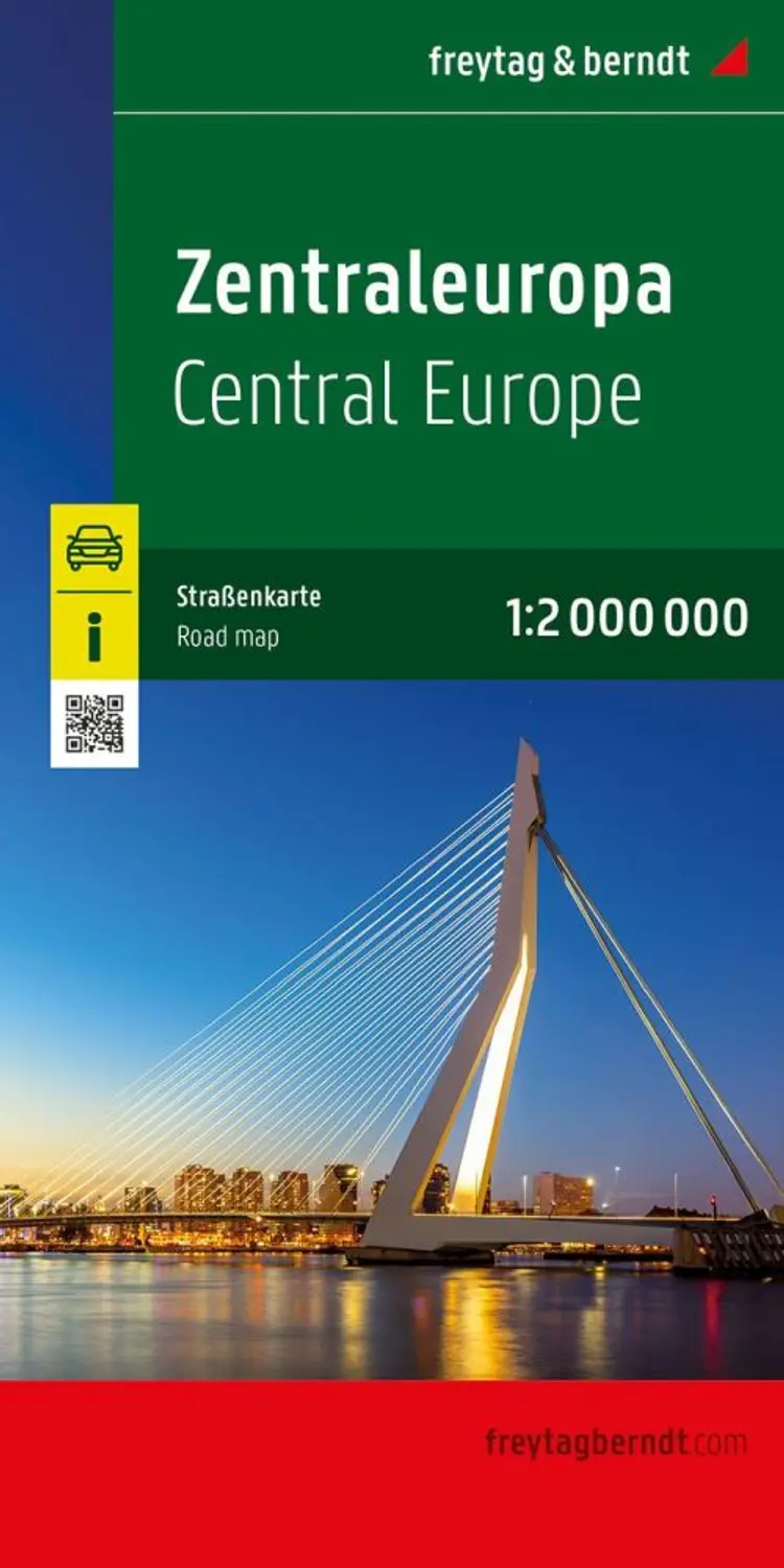 Central Europe Road Map af Berndt