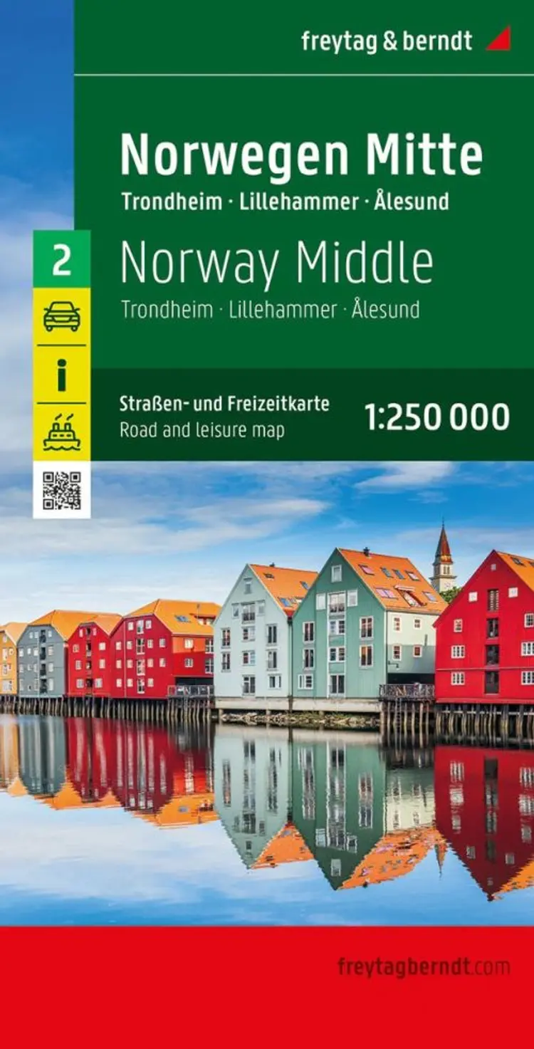 Freytag & Berndt Norwegen bl. 2: Norwegen Mitte - Trondheim, Lillehammer, Ålesund af Freytag