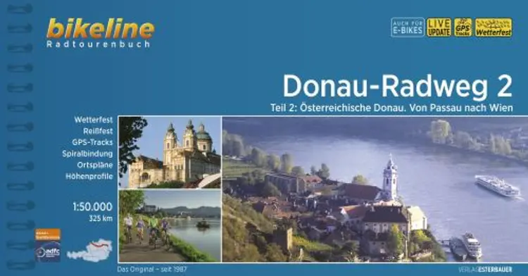 Donau-Radweg 2: Österreichische Donau. Von Passau nach Wien - Österreichische Donau. Von Passau nach Wien, Esterbauer af Esterbauer