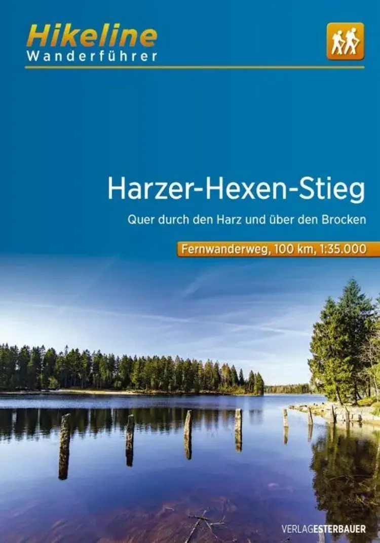 Hikeline Wanderführer Harzer / Hexen / Stieg: Quer durch den Harz und über den Brocken af Esterbauer