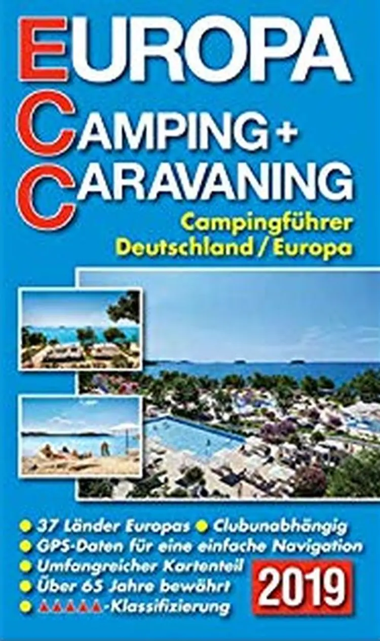 Europa Camping + Caravaning: Campingführer Deutschland/Europa 2019 (ECC) af Drei Brunnen Verlag