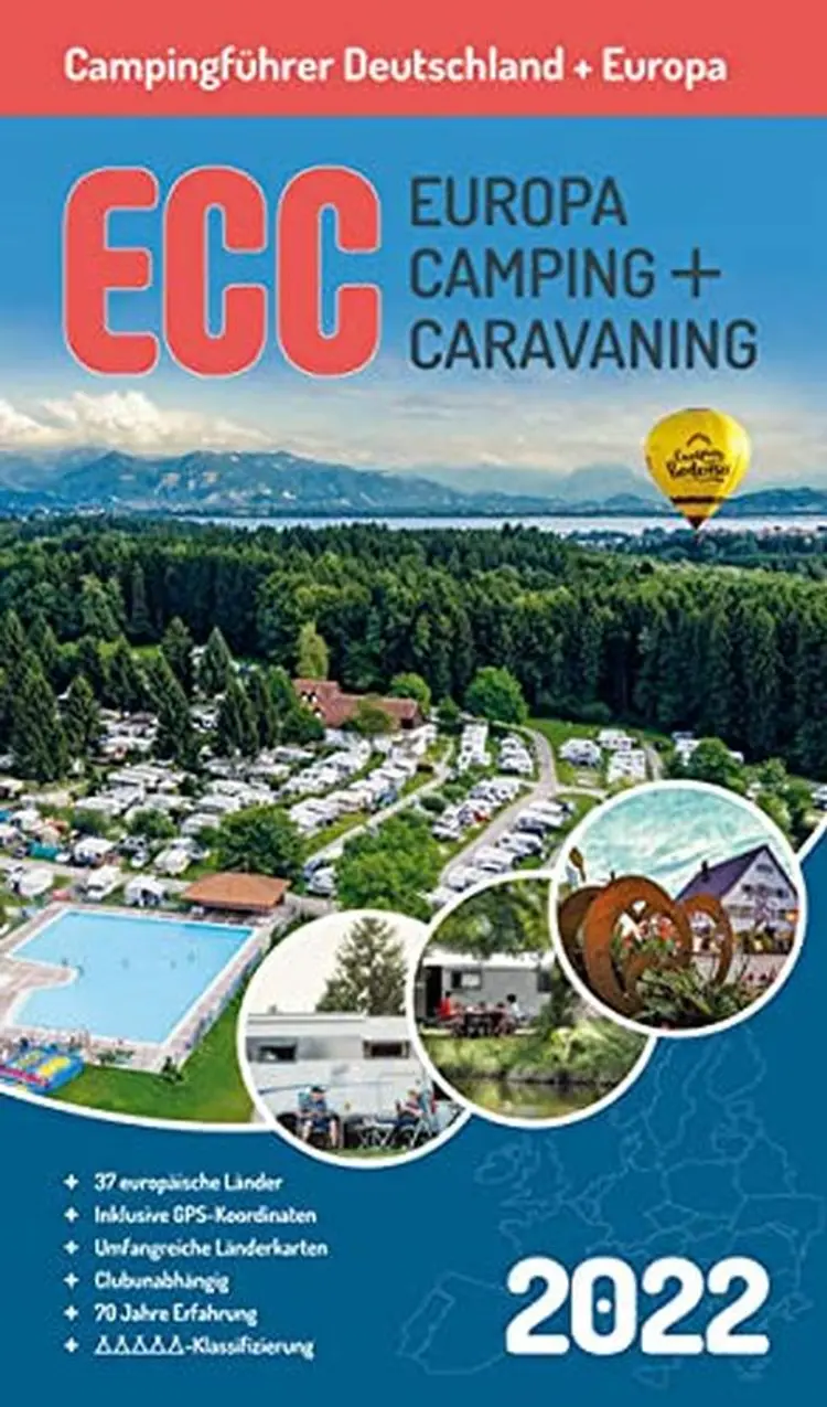 Europa Camping + Caravaning: Campingführer Deutschland/Europa 2022 af Drei Brunnen Verlag