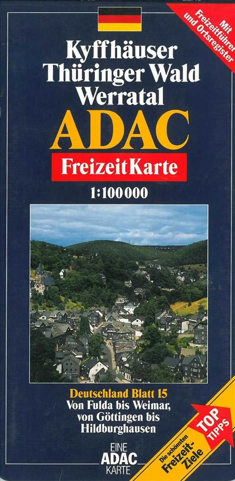 Kyffhäuser, Thüringer Wald, Werratal af ADAC Verlag