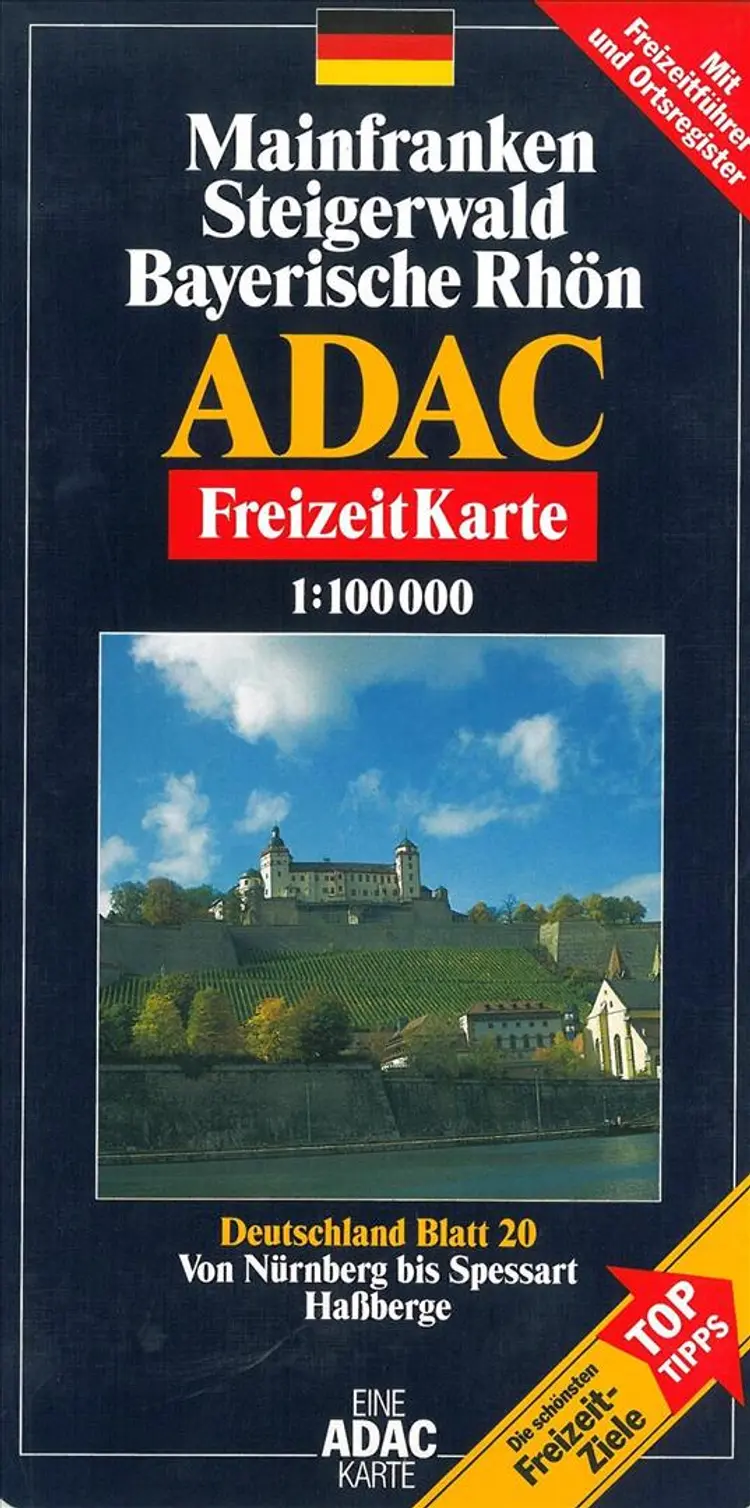Mainfranken, Steigerwald, Bayerischen Rhön af ADAC Verlag