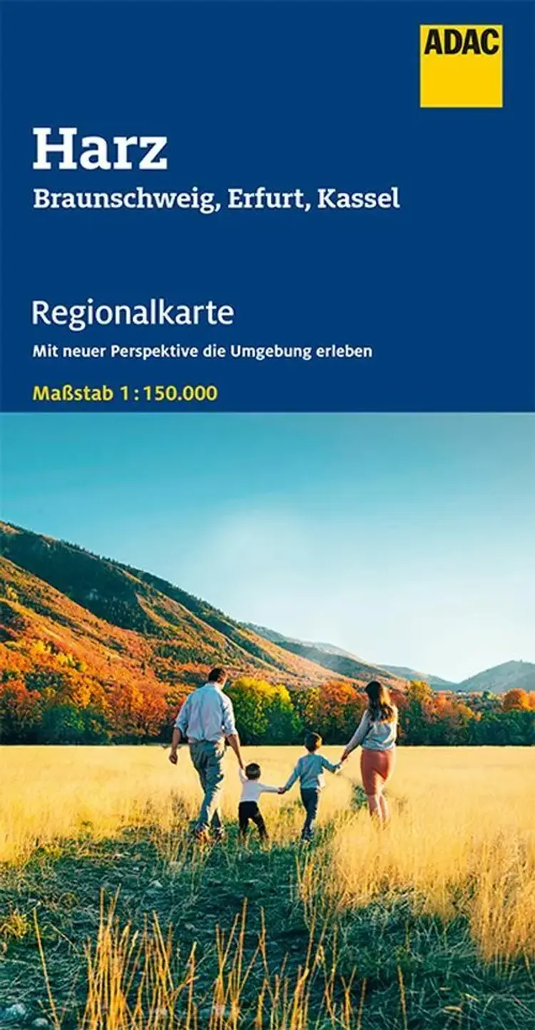 ADAC Regionalkarte: Blatt 8: Harz, Braunschweig, Erfurt, Kassel af ADAC Verlag