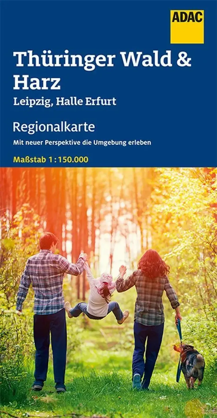 ADAC Regionalkarte: Blatt 9: Leipzig, Erfurt, Halle, Thüringer Wald & Harz af ADAC Verlag